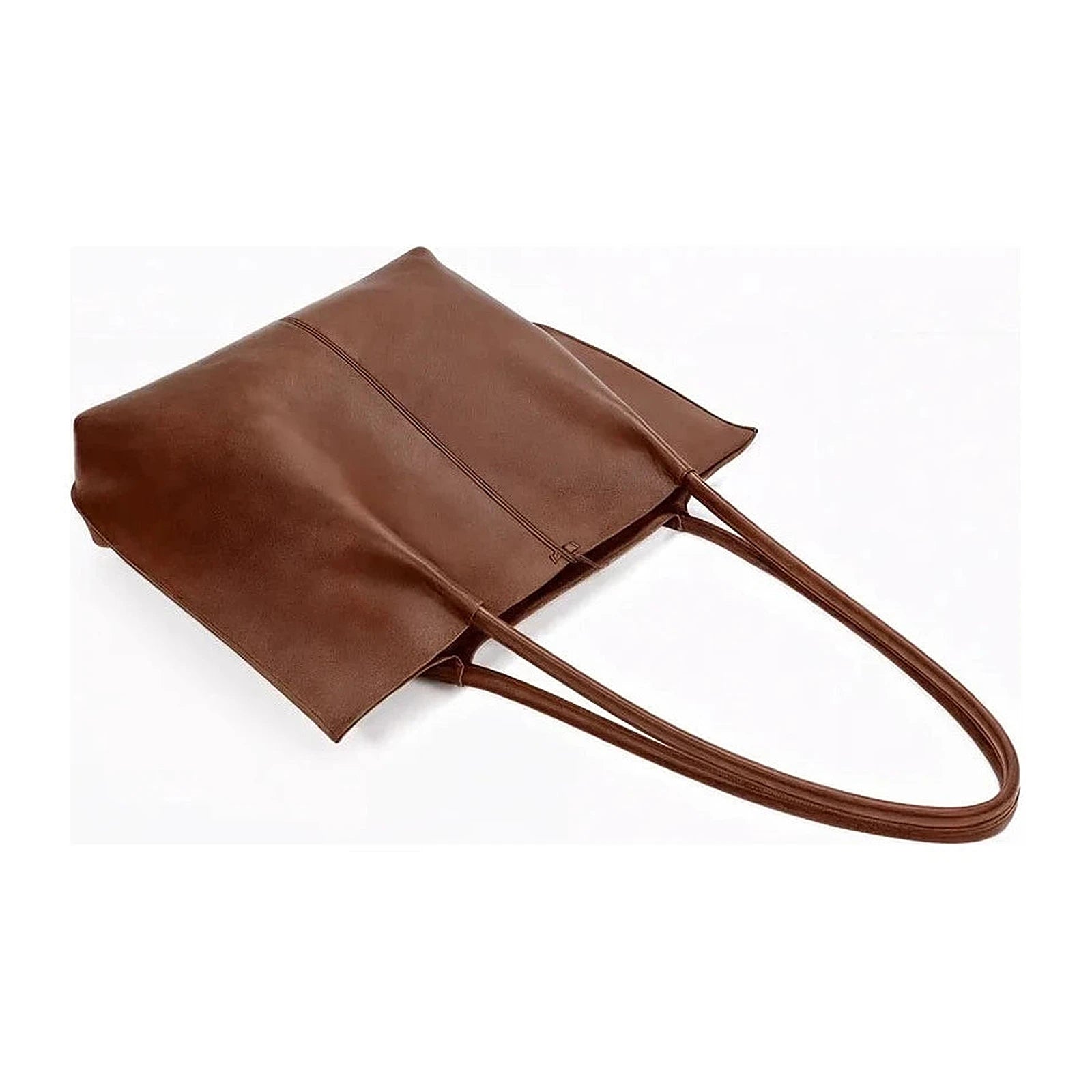 ARIA large soft handbag and MINI-O small rounded handbag in faux leather – YUMIKA, view 16