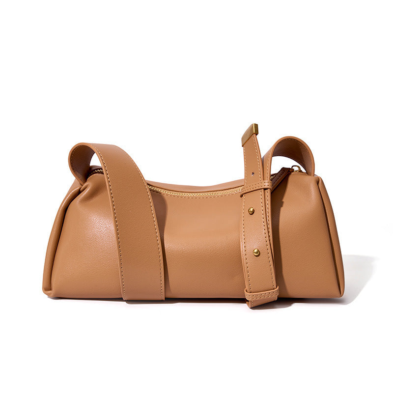 BAGUETTE – Sac baguette en cuir de vachette (vue 1) – YUMIKA