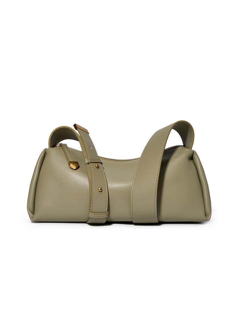BAGUETTE – Sac baguette en cuir de vachette (vue 5) – YUMIKA