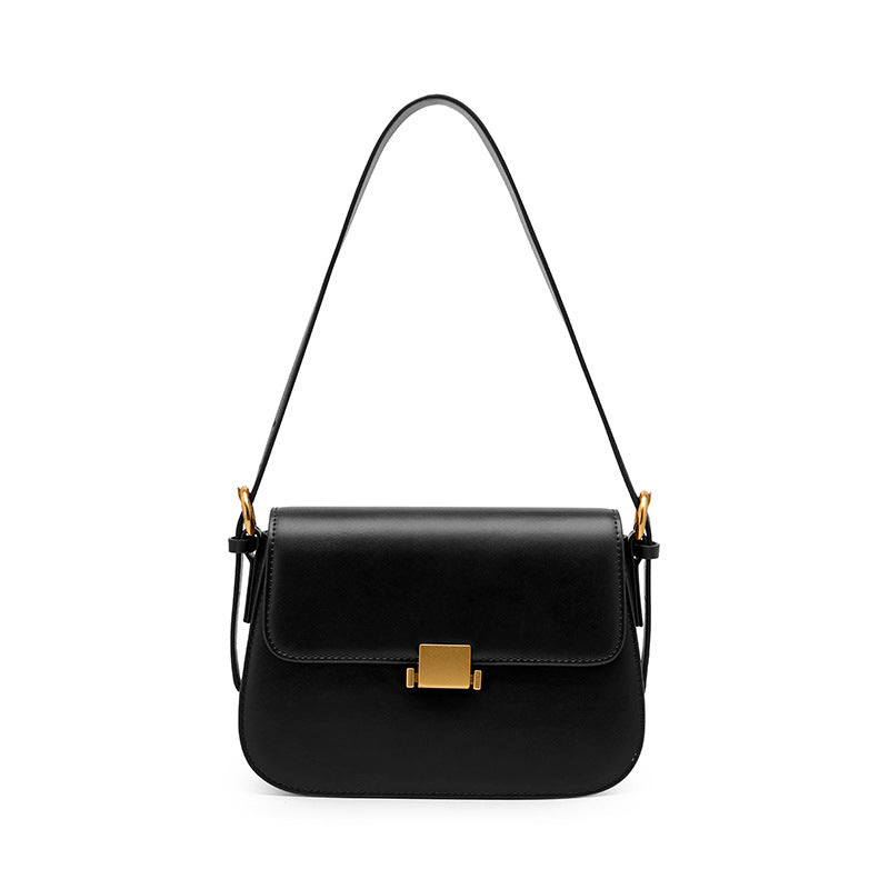 ELENA – Small leather top-handle bag (view 2) – YUMIKA