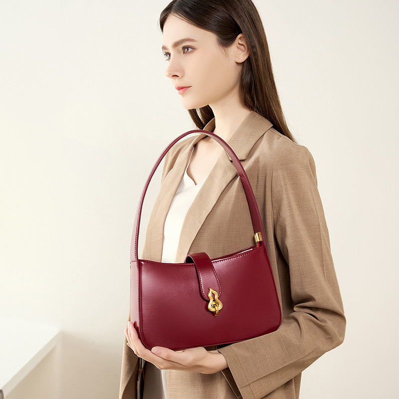 FLAME – Petit sac en cuir fermoir flamme (vue 4) – YUMIKA