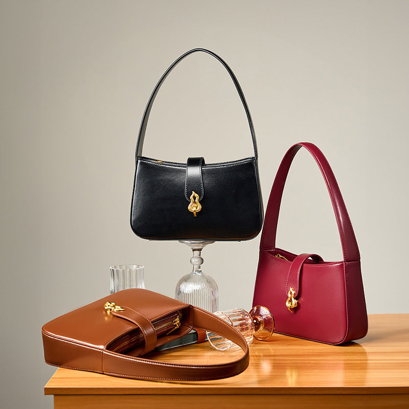 FLAME – Petit sac en cuir fermoir flamme (vue 6) – YUMIKA