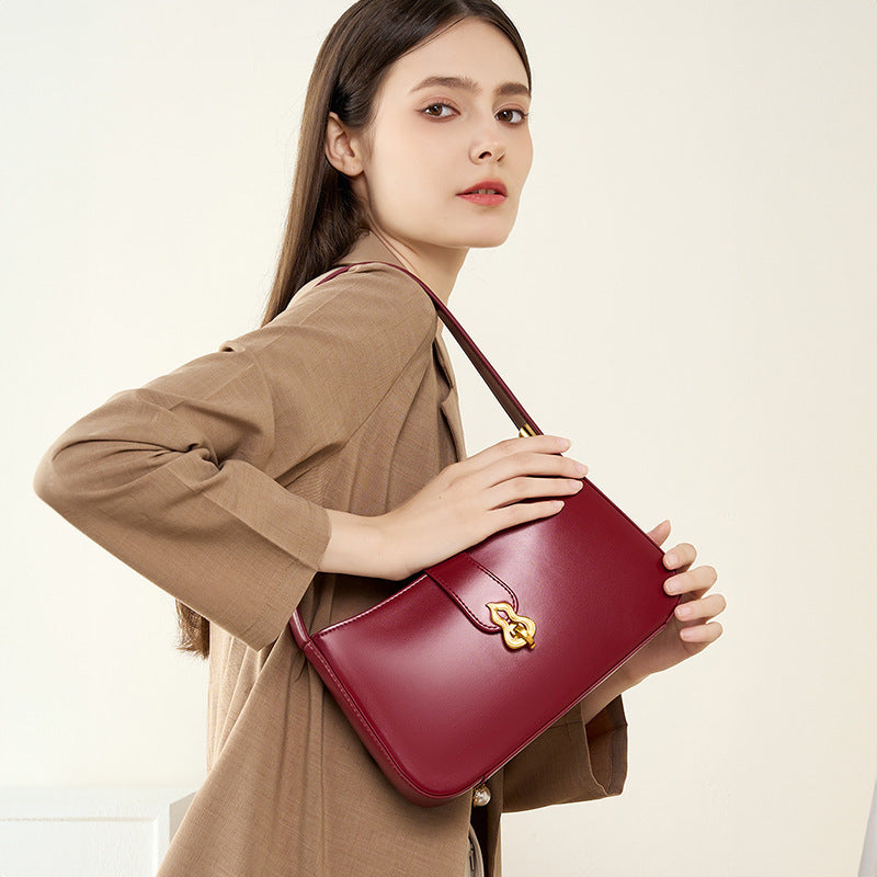 FLAME – Petit sac en cuir fermoir flamme (vue 7) – YUMIKA