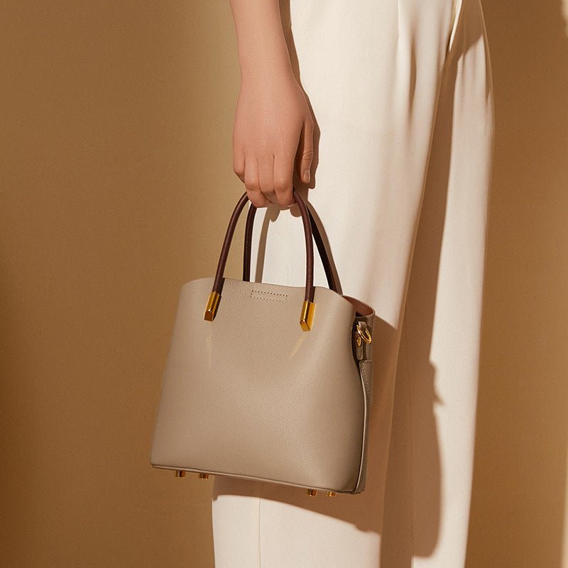 GABBI – Sac à main structuré en cuir (vue 2) – YUMIKA