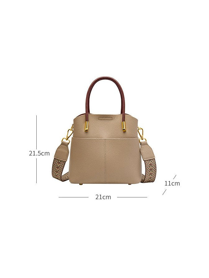 GABBI – Structured leather handbag (view 9) – YUMIKA