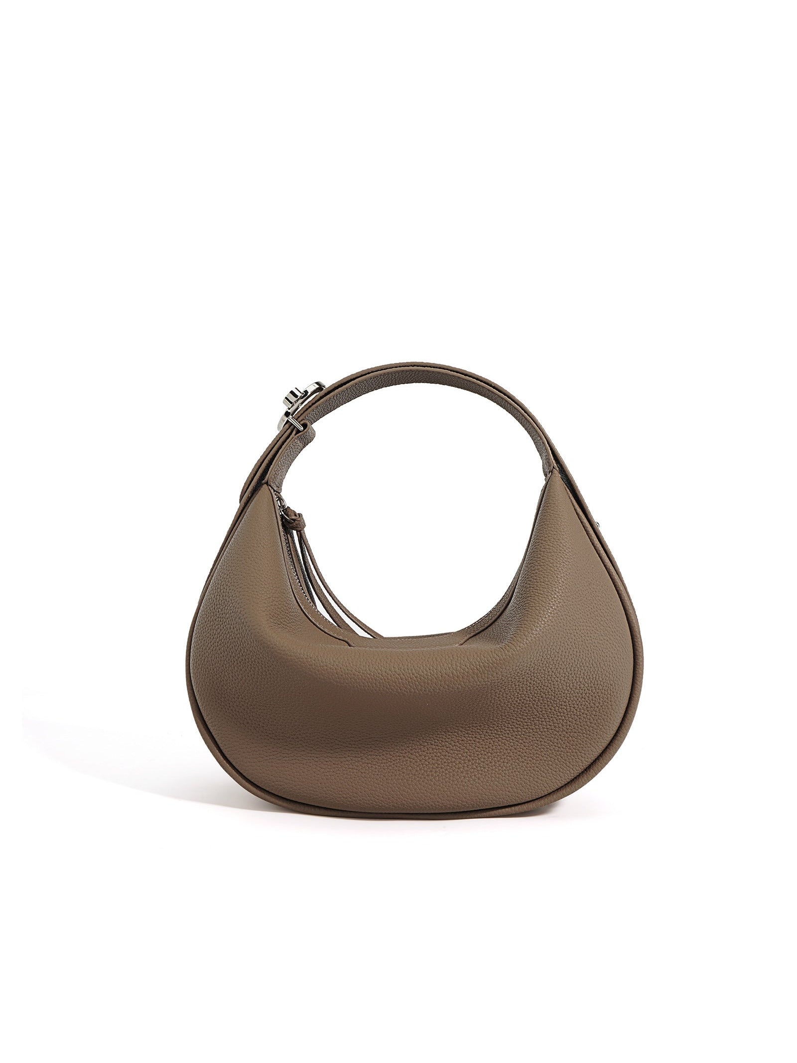HALFMOON – Leather half-moon bag (view 4) – YUMIKA