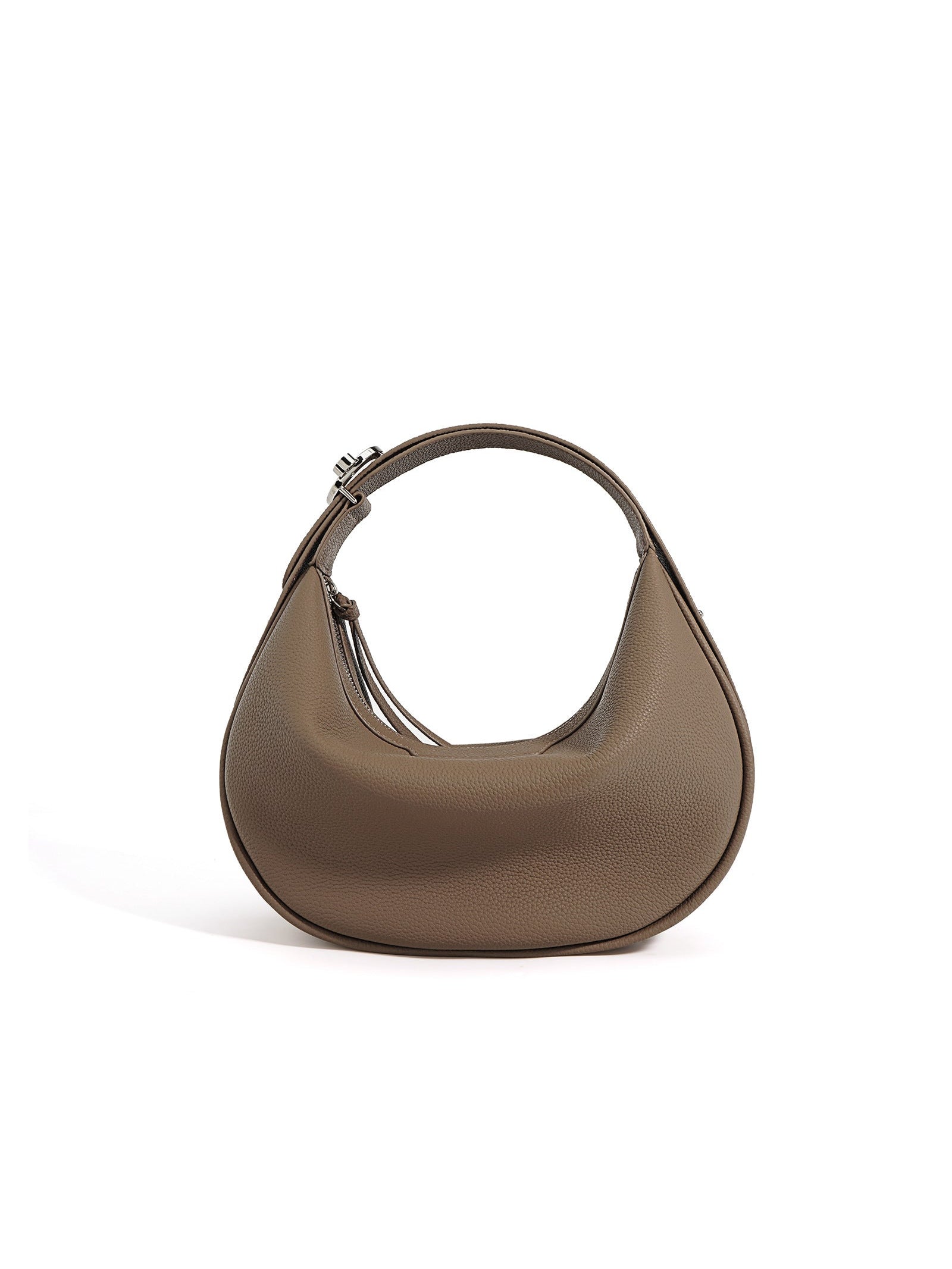 HALFMOON – Leather half-moon bag (view 9) – YUMIKA