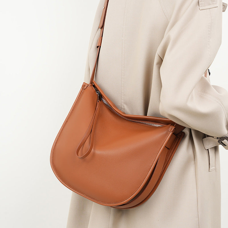 JANY – Sac fourre-tout en cuir de vachette (vue 2) – YUMIKA