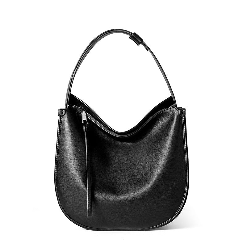 JANY – Sac fourre-tout en cuir de vachette (vue 4) – YUMIKA