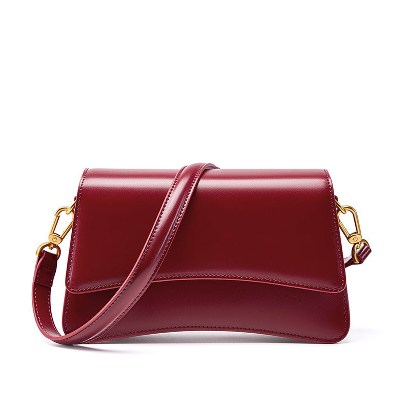 LADY'S – Sac à rabat rétro en cuir (vue 3) – YUMIKA