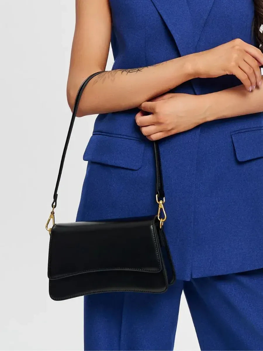 LADY'S – Sac à rabat rétro en cuir (vue 2) – YUMIKA