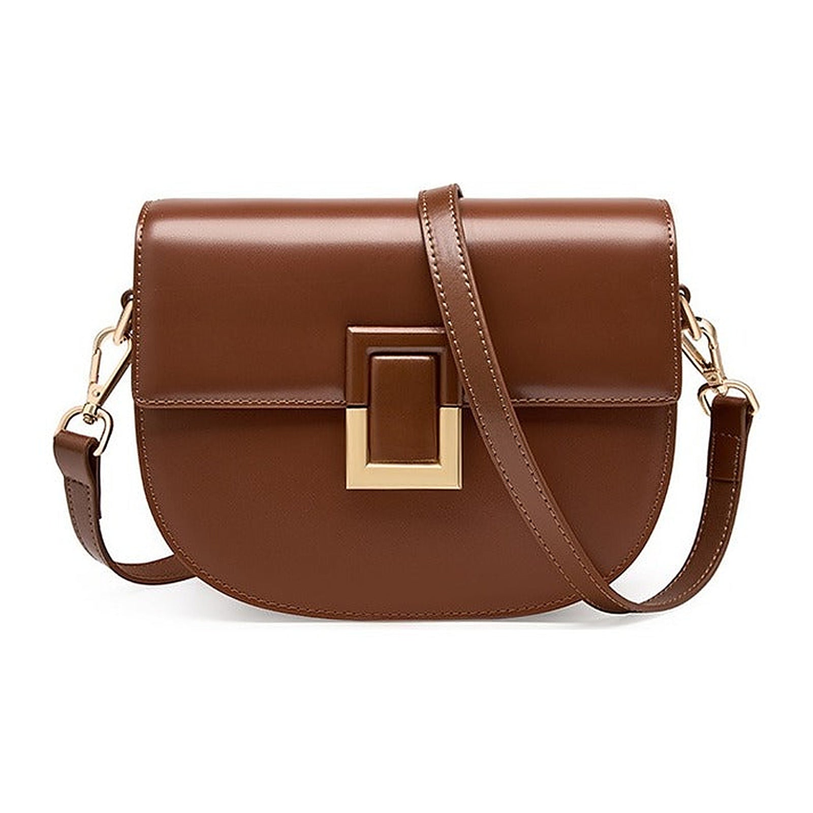 LARA – Small leather cross-body bag (view 3) – YUMIKA