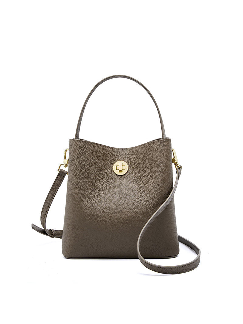 LOON – Sac seau en cuir de vachette (vue 3) – YUMIKA