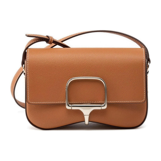 LUMIA – Small leather top-handle bag (view 1) – YUMIKA