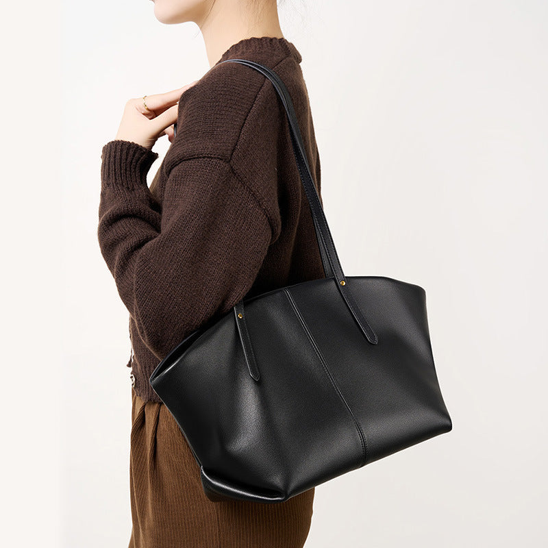 MILLER – Sac porté épaule en cuir (vue 2) – YUMIKA