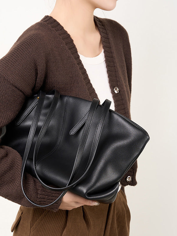 MILLER – Leather shoulder bag (view 7) – YUMIKA