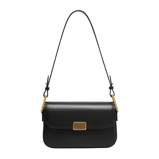 MYA – Cowhide leather flap bag (view 3) – YUMIKA