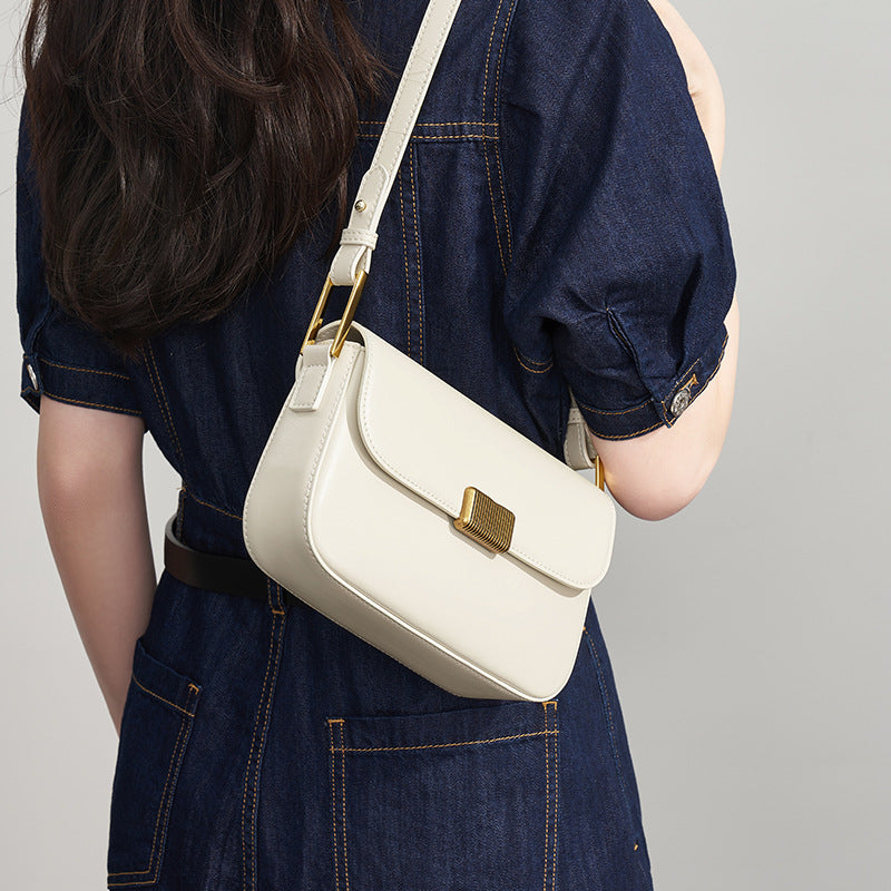 MYA – Sac à rabat en cuir de vachette (vue 5) – YUMIKA