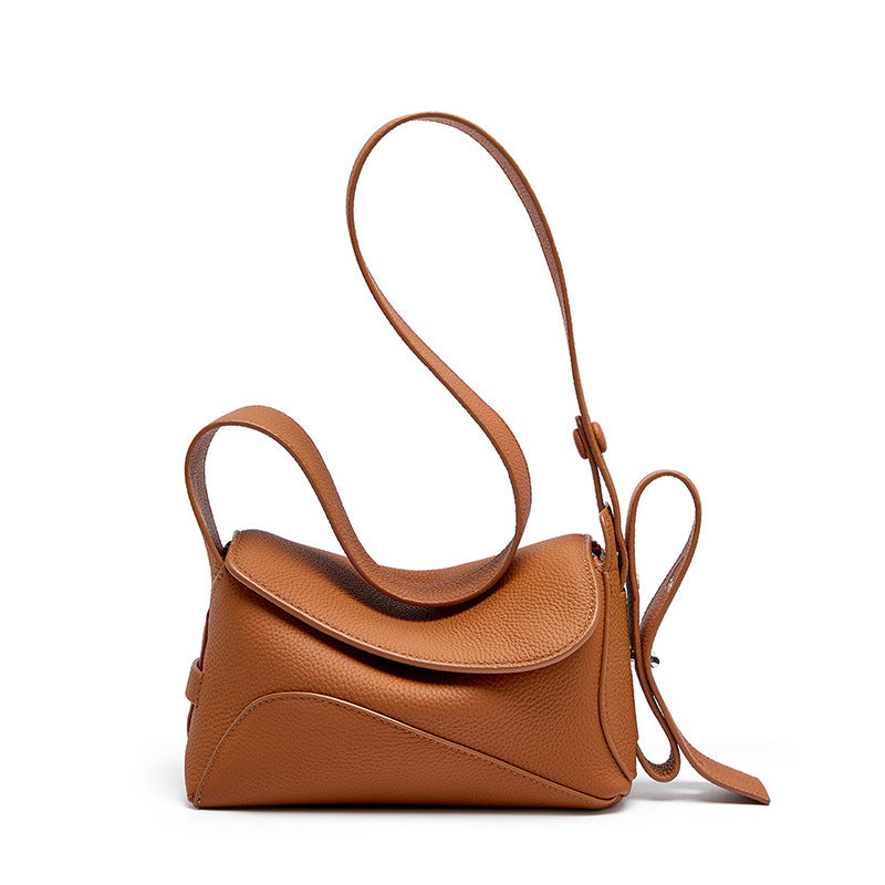 NINA – Sac à anse en cuir de vachette (vue 1) – YUMIKA