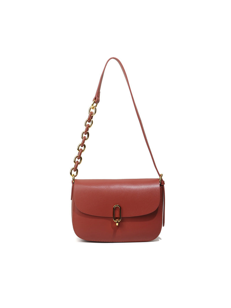 NOÉMIE – Sac à rabat minimaliste en cuir (vue 11) – YUMIKA