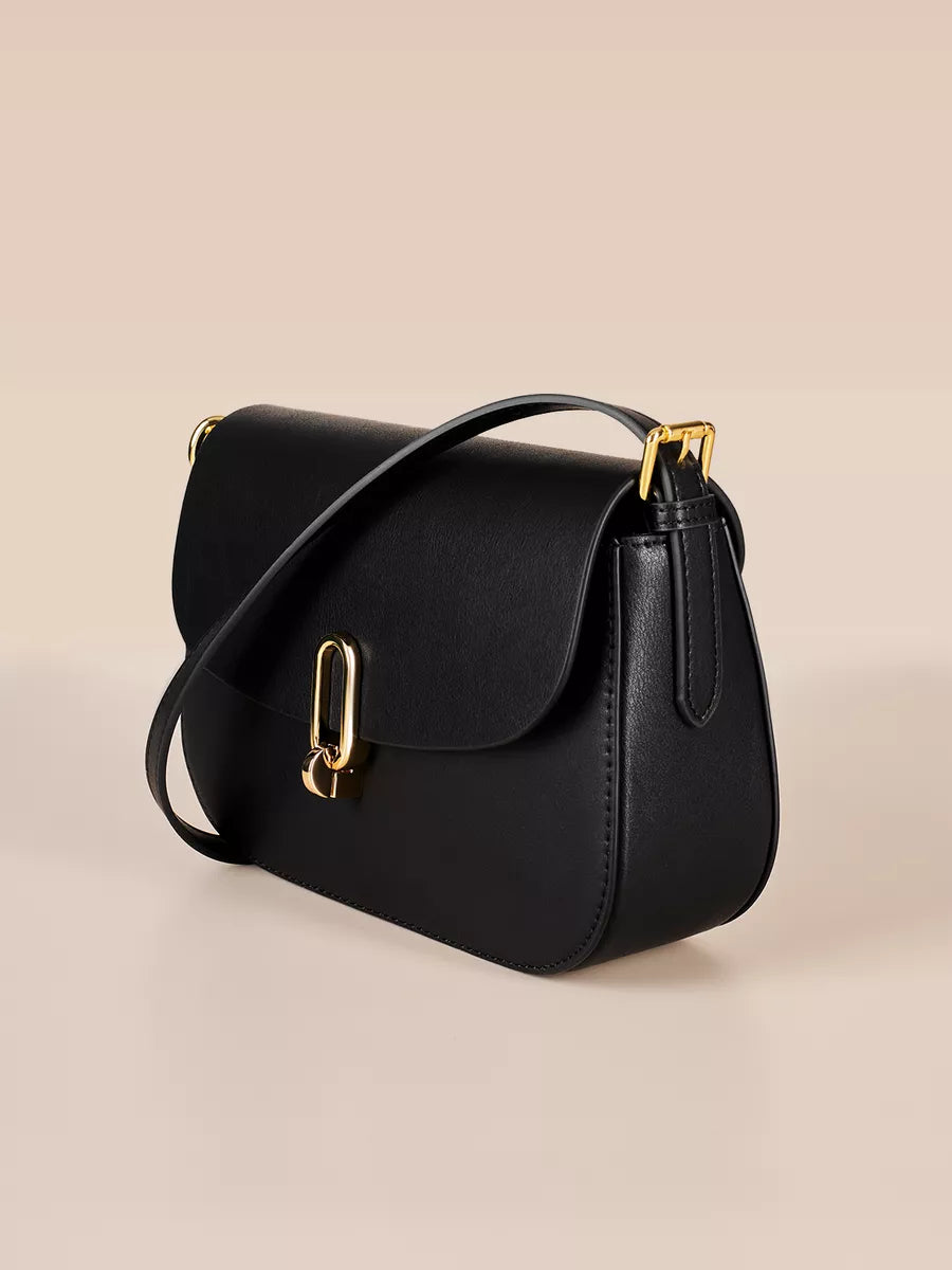NOÉMIE – Sac à rabat minimaliste en cuir (vue 13) – YUMIKA
