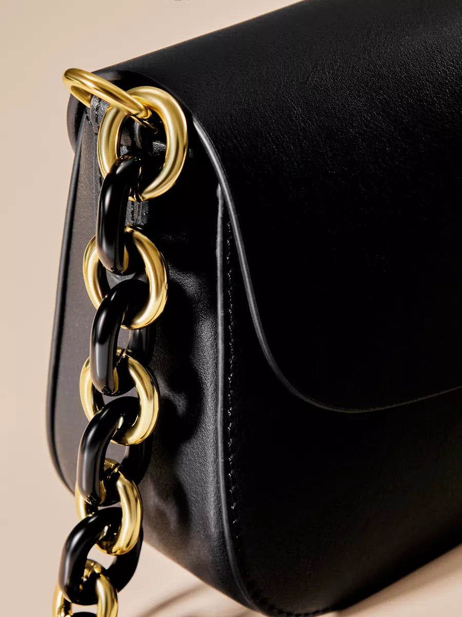 NOÉMIE – Sac à rabat minimaliste en cuir (vue 16) – YUMIKA