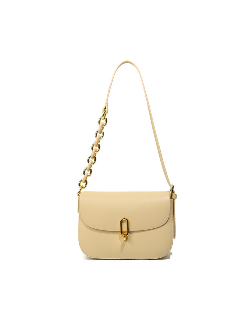 NOÉMIE – Sac à rabat minimaliste en cuir (vue 6) – YUMIKA