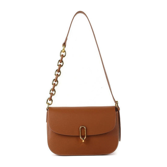 NOÉMIE – Minimalist leather flap bag (view 7) – YUMIKA