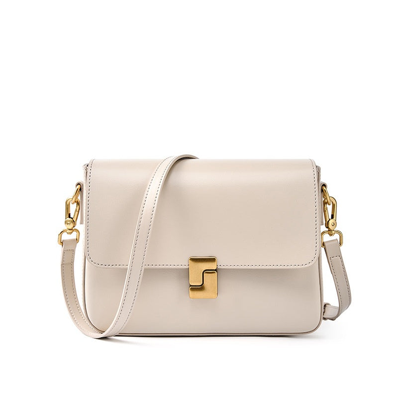 SALOMÉ – Mini sac à main structuré en cuir de vachette (vue 4) – YUMIKA