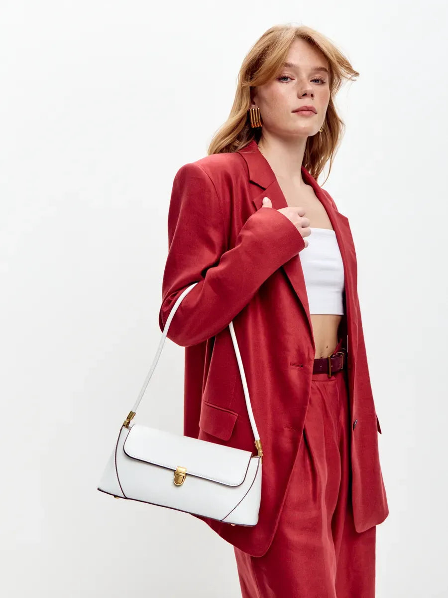 SOFIA – Sac porté épaule en cuir de vachette (vue 16) – YUMIKA