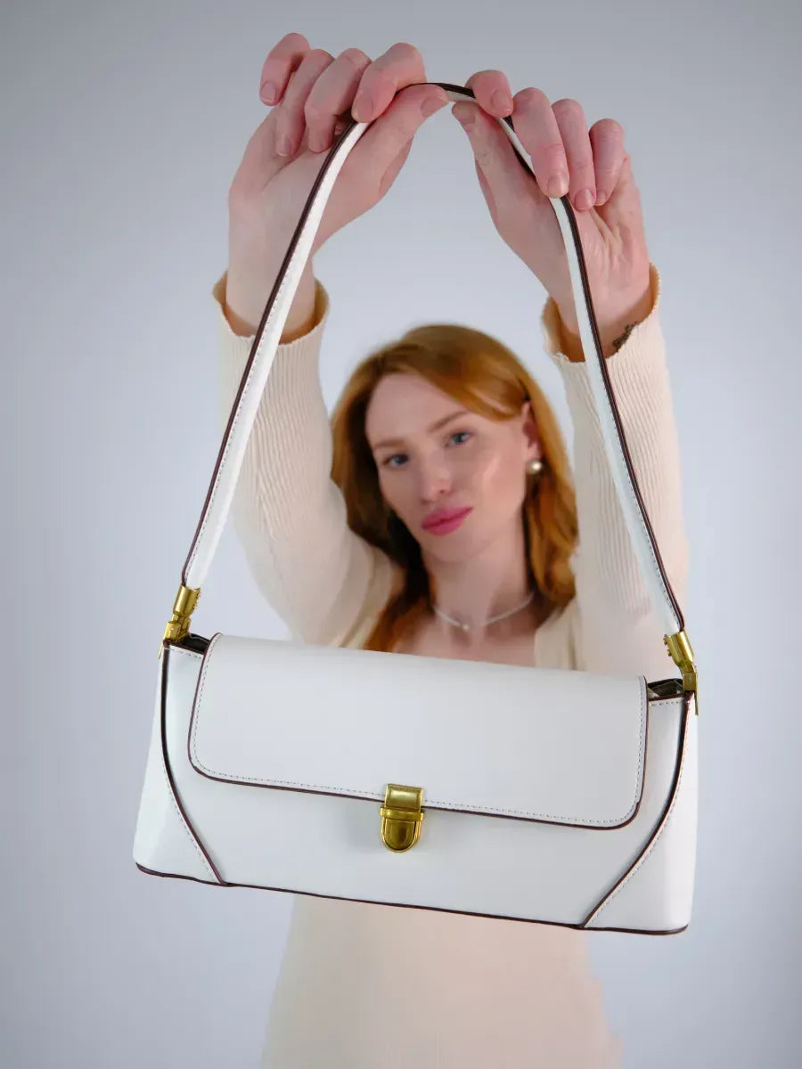 SOFIA – Sac porté épaule en cuir de vachette (vue 27) – YUMIKA